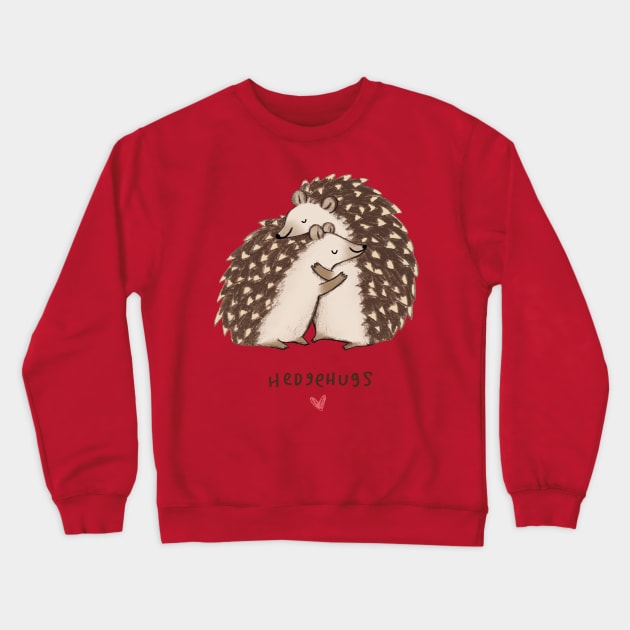 Hedgehugs Crewneck Sweatshirt by Sophie Corrigan